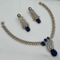 NAFJ Luxury American Diamond Festive Jewellery Set