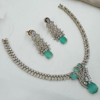 NAFJ Luxury American Diamond Festive Jewellery Set