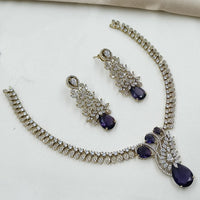 NAFJ Luxury American Diamond Festive Jewellery Set