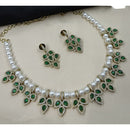 NAFJ Sparkling Crystal Stone Designer Necklace Set