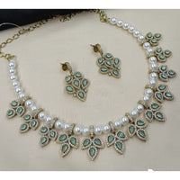 NAFJ Sparkling Crystal Stone Designer Necklace Set