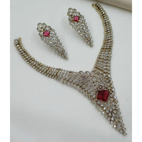 NAFJ Luxury American Diamond Festive Jewellery Set