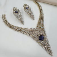 NAFJ Luxury American Diamond Festive Jewellery Set