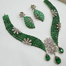 NAFJ Luxury American Diamond Festive Jewellery Set