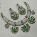 NAFJ Luxury American Diamond Festive Jewellery Set