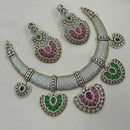 NAFJ Luxury American Diamond Festive Jewellery Set