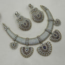 NAFJ Luxury American Diamond Festive Jewellery Set