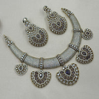 NAFJ Luxury American Diamond Festive Jewellery Set