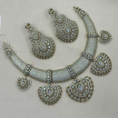 NAFJ Luxury American Diamond Festive Jewellery Set