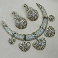 NAFJ Luxury American Diamond Festive Jewellery Set