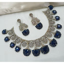 NAFJ Luxury American Diamond Festive Jewellery Set