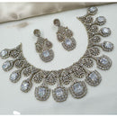 NAFJ Luxury American Diamond Festive Jewellery Set