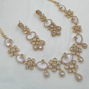NAFJ Glam Polki Kundan Stone Embellished Necklace Set