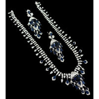 NAFJ Luxury American Diamond Jewellery Set