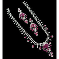 NAFJ Luxury American Diamond Jewellery Set