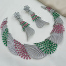 NAFJ Luxury American Diamond Jewellery Set