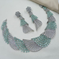 NAFJ Luxury American Diamond Jewellery Set