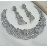 NAFJ Luxury American Diamond Jewellery Set