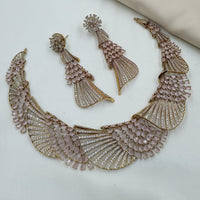 NAFJ Luxury American Diamond Jewellery Set