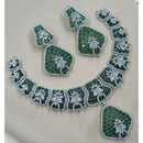 NAFJ Luxury American Diamond Jewellery Set