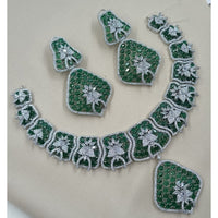 NAFJ Luxury American Diamond Jewellery Set