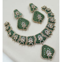 NAFJ Luxury American Diamond Jewellery Set