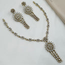 NAFJ Royal Sparkle American Diamond Necklace Set