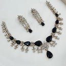 NAFJ Royal Sparkle American Diamond Necklace Set