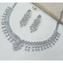 NAFJ Elegant American Diamond Designer Necklace Set