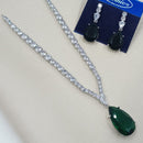 NAFJ Royal Glow American Daimond Necklace Set
