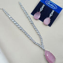 NAFJ Royal Glow American Daimond Necklace Set