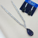 NAFJ Royal Glow American Daimond Necklace Set