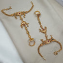 NAFJ Pota Stone And Pearl Designer Hand Harness