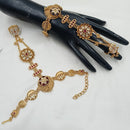 NAFJ Pota Stone And Pearl Designer Hand Harness