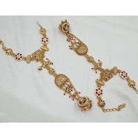 NAFJ Pota Stone And Pearl Designer Hand Harness