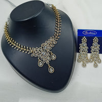 NAFJ Royal Sparkle American Daimond And Austrian Stone Necklace Set