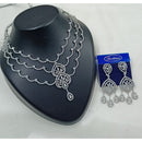 NAFJ Royal Sparkle American Daimond And Austrian Stone Necklace Set