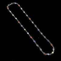 NAFJ Trendy Crystal Stone Long Necklace for Girls & Women