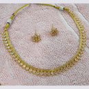 NAFJ Elegant Pota Stone And Crystal Stone Necklace Set