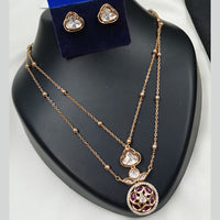 NAFJ Graceful Polki Kundan Necklace Set for Women