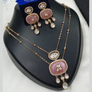 NAFJ Graceful Polki Kundan Necklace Set for Women