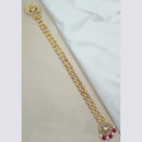 NAFJ Designer Kundan Stone And Pearl Bridal Hair Choti