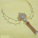 NAFJ Glamorous Kundan Stone Pearl Hair Accessories