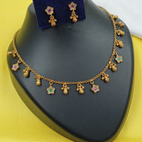 NAFJ Royal Pota Stone And Pearl Necklace Set