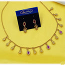 NAFJ Royal Pota Stone And Pearl Necklace Set