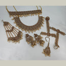 NAFJ Grand Austrian Stone Pearl And Beads Dreamy Bridal Set