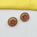 NAFJ Elegant Pota Stone Stud Earrings