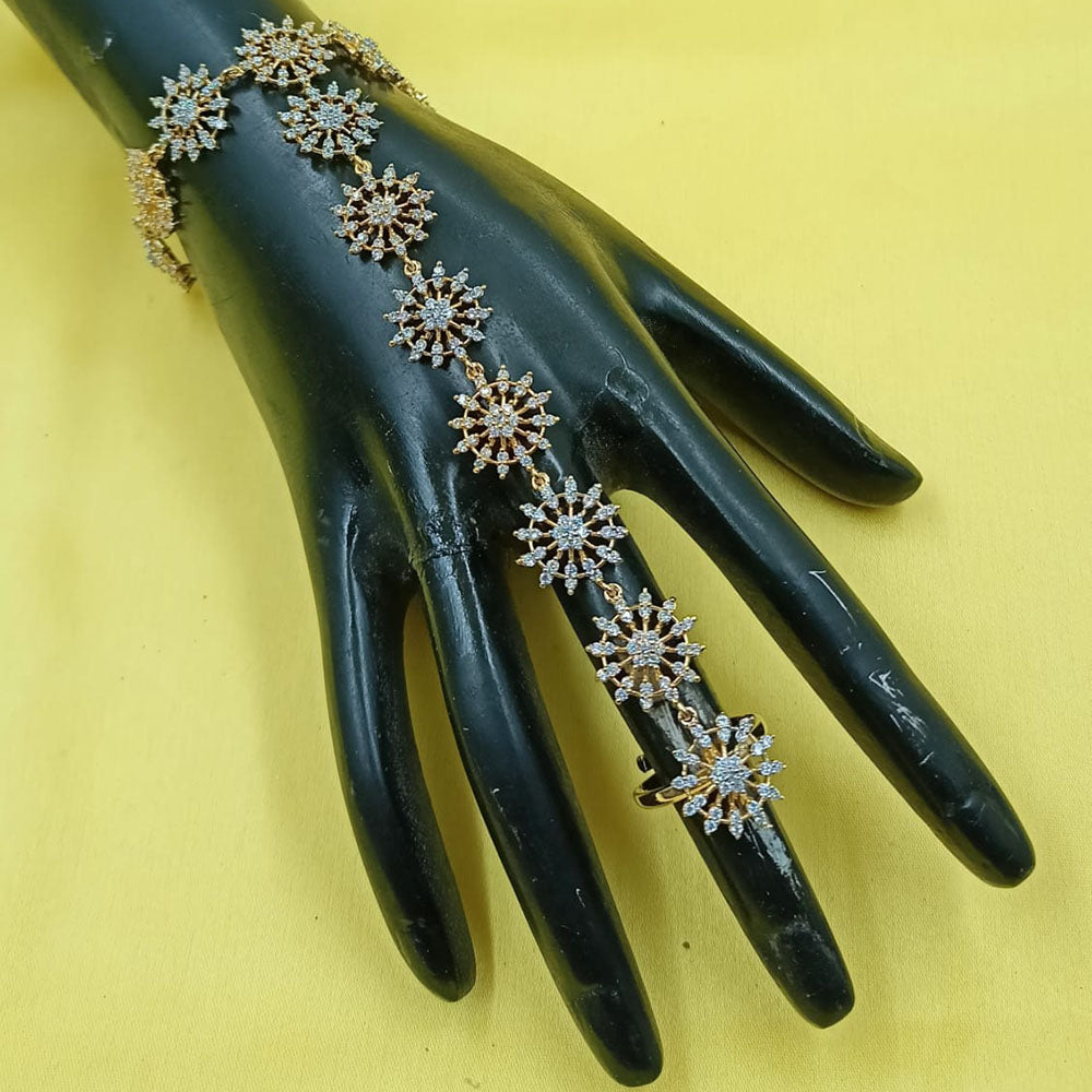 NAFJ Austrian Stone Designer Hand Harness