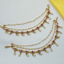 NAFJ Glamorous Austrian Stone Pearl Kanchain