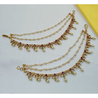 NAFJ Glamorous Austrian Stone Pearl Kanchain